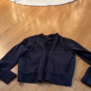 lululemon athletica Black Bomber Jacket